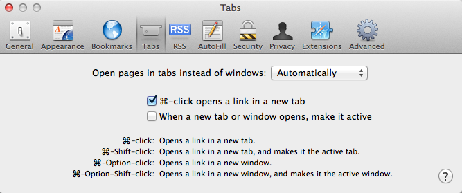 safari mac open link new tab