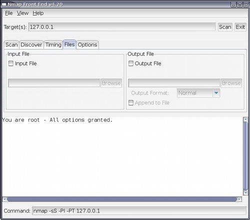 nmapFE screenshot files