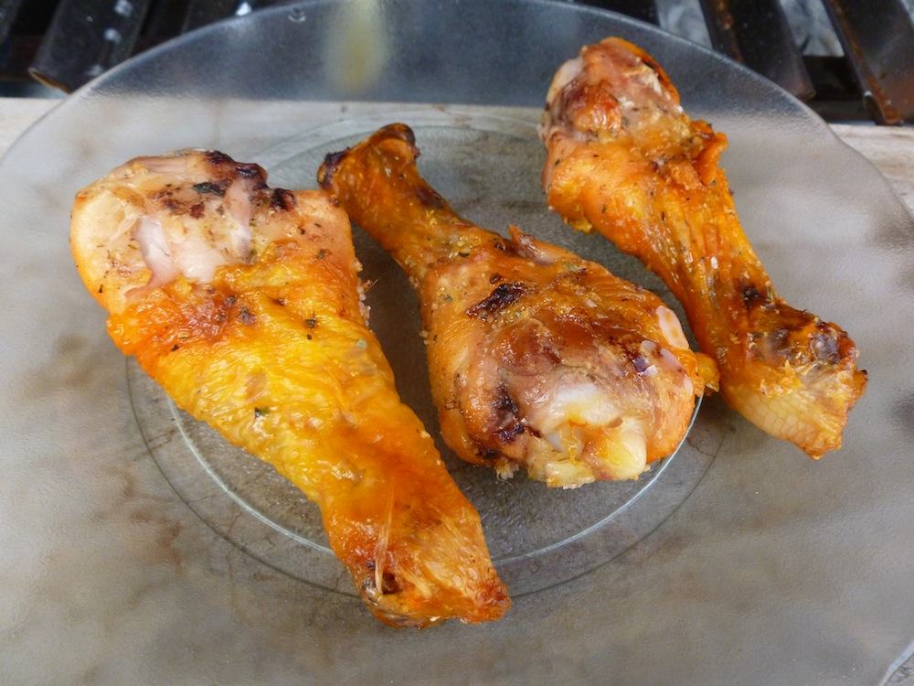 Seasoned barbecue chicken