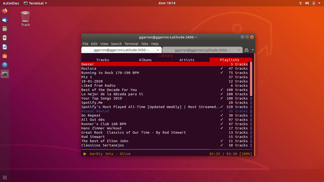 ncspot spotify client for linux command line