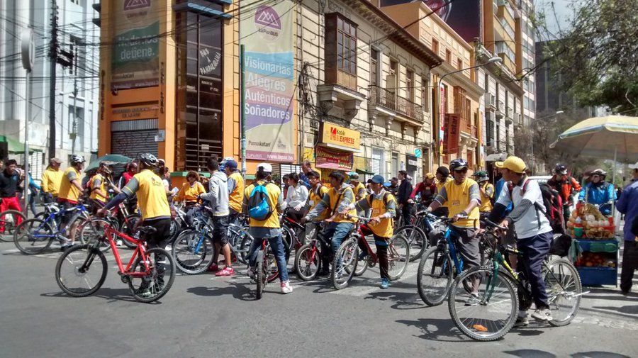 Pedestrian Day In La Paz